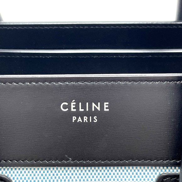 CELINE Black Leather Tote Bag - Picture 7 of 13
